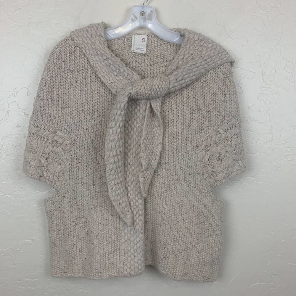 Anthropologie Cream Knit Cardigan